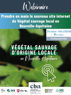 Webinaire : Prendre en main le nouveau site internet du Végétal sauvage d’origine locale en Nouvelle-Aquitaine