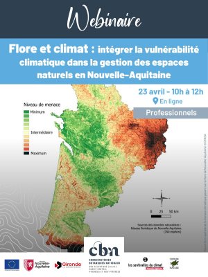 Webinaire : intégrer la vulnérabilité climatique dans la gestion des espaces naturels en Nouvelle-Aquitaine