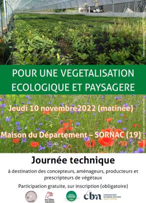 Une journée technique « Pour une végétalisation écologique et paysagère » à la Maison du département de la Corrèze